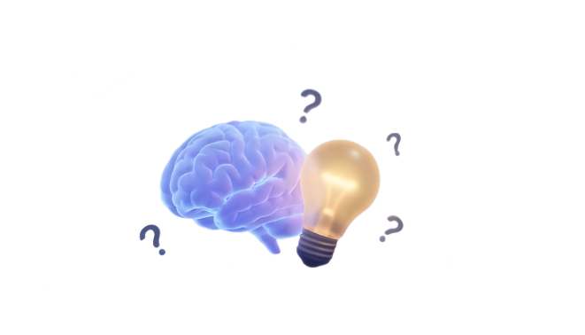 Brain and Bulb Mascot